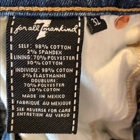 7 For All Mankind Denim Mini - Picture 5 of 5